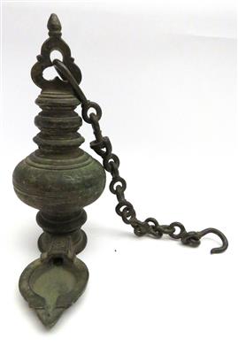 Öllampe, Indien, wohl 17./19. Jahrhundert - Klenoty, umění a starožitnosti