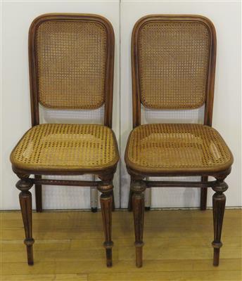 Zwei Thonet-Sessel, Wien um 1880/90 - Schmuck, Kunst und Antiquitäten