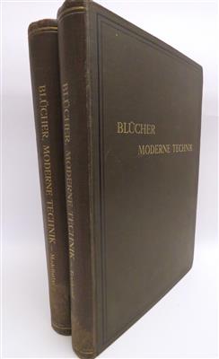 2 Bücher - Text- und Modellband "Moderne Technik" - Gioielli, arte e antiquariato