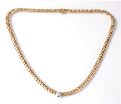 Brillantcollier ca. 0,35 ct - Schmuck, Kunst und Antiquitäten