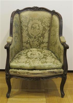 Rund-Armfauteuil im Barockstil, 19. Jahrhundert - Jewellery, antiques and art