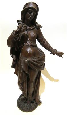 Trauernde Assistenzfigur einer Kreuzigungsgruppe, wohl 19. Jahrhundert - Gioielli, arte e antiquariato