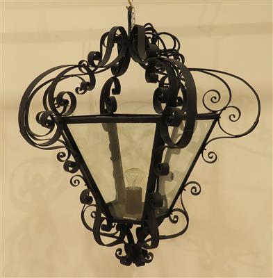 laternenförmige Lampe, wohl Frankreich 20. Jhdt. - Klenoty, umění a starožitnosti