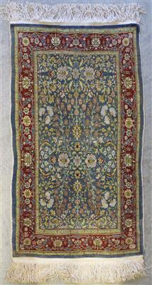 Hereke Seide, ca. 120 x 70 cm, Nordwestanatolien (Türkei), 1. Hälfte 20. Jhdt. - Schmuck, Kunst und Antiquitäten