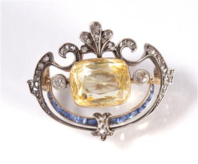 Altschliffdiamantbrosche - Jewellery, antiques and art