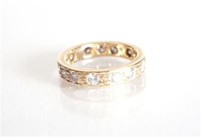Memoryring zus. ca. 1,50 ct - Jewellery, antiques and art