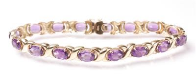 Amethystarmkette - Jewellery, antiques and art