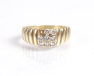 Brillantring zus. ca. 0,45 ct - Jewellery, antiques and art