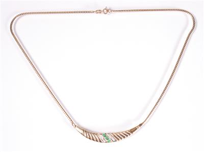 Diamant-Smaragdcollier - Jewellery