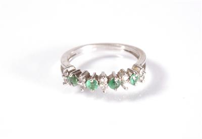 Diamant-Smaragdring - Jewellery