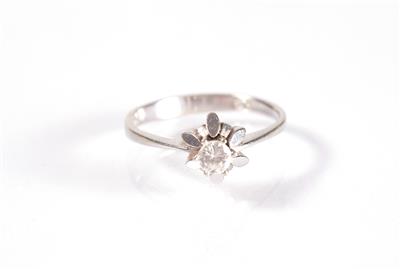 Solitärring 0,22 ct - Klenoty