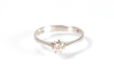 Solitärring 0,14 ct - Schmuck, Kunst und Antiquitäten