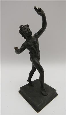 Tanzender Faun nach antikem Vorbild, wohl 19. Jahrhundert - Jewellery, antiques and art