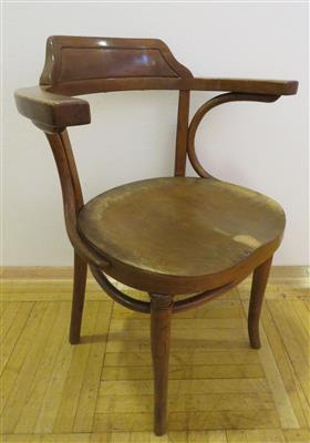 Buchenbugholz-Rundlehnsessel, Thonet um 1900 - Schmuck, Kunst und Antiquitäten