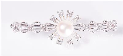 Brillantbrosche zus. ca. 1 ct - Summer auction