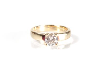 Brillantsolitärring 0,56 ct - Letní aukce