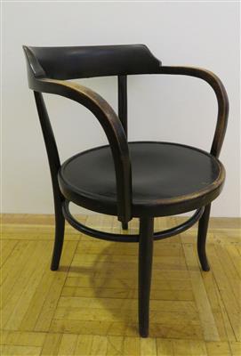 Buchenbugholz-Rundlehnsessel, Thonet um 1900 - Klenoty, umění a starožitnosti