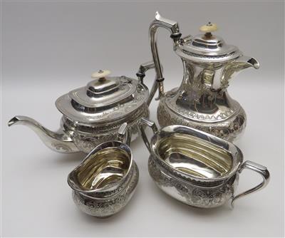 Englische Tee-Kaffeegarnitur,20. Jahrhundert - Jewellery, antiques and art