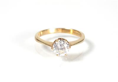 Solitärring ca. 0,80 ct - Jewellery, antiques and art