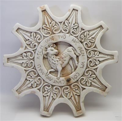 Sonnenrelief mit Lamm Gottes - Jewellery, antiques and art