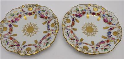 Paar Teller, Wiener Porzellanmanufaktur, um 1845 - Jewellery, antiques and art