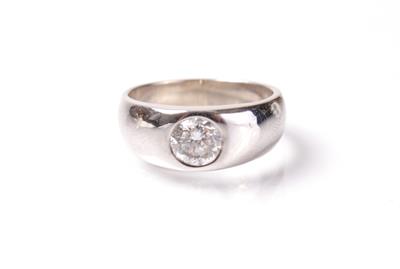 Solitärring ca. 1 ct - Jewellery, antiques and art