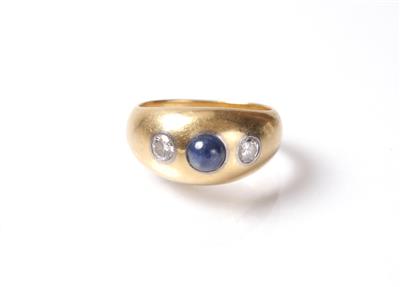 Brillant-Saphirring - Jewellery, antiques and art