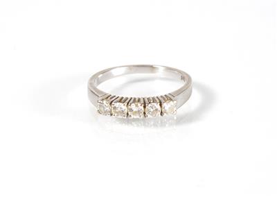 Brillandamenring zus. ca. 0,40 ct - Jewellery