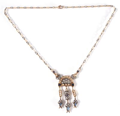 Brillantcollier zus. ca. 0,60 ct - Gioielli, arte e antiquariato