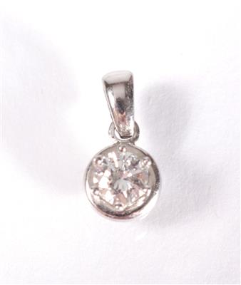 Brillantsolitäranhänger ca. 0,25 ct - Jewellery, antiques and art