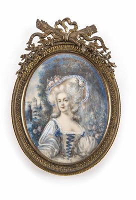 Miniaturist R. B. W., 19. Jahrhundert, nach Elisabeth Vigée - Le Brun - Schmuck, Kunst und Antiquitäten