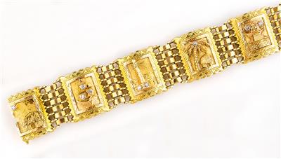 Brillantarmband zus. ca. 0,60 ct - Klenoty, umění a starožitnosti