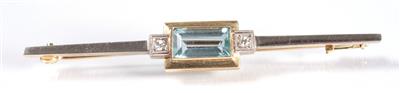 Diamantbrosche - Jewellery, antiques and art