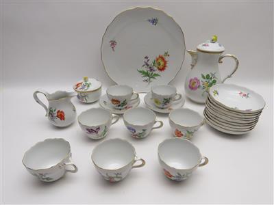 Kaffeeservice, Meissen, letztes Viertel 20. Jhdt. - Jewellery, antiques and art