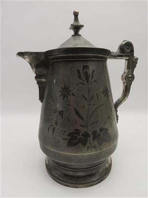 Tea Pot - Teekanne, England, 2. Hälfte 19. Jahrhundert - Jewellery, antiques and art