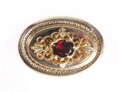 Granatbrosche - Jewellery, antiques and art