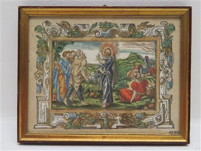 Kolorierter Holzschnitt um 1600 - Jewellery, antiques and art