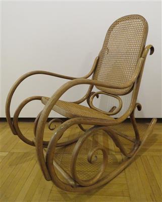 Schaukelstuhl in der Art Thonet, 20. Jahrhundert - Schmuck, Kunst und Antiquitäten