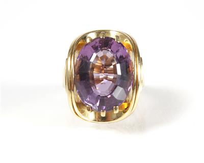 Amethystdamenring - Jewellery, antiques and art