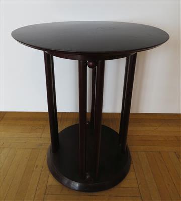 Runder Tisch im Stil der Möbel von Josef Hoffmann, 20. Jahrhundert - Kunst, Antiquitäten und Schmuck