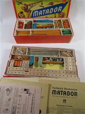 2 Baukästen "Matador" - Jewellery, antiques and art