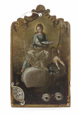 Ex voto, Alpenländisch, datiert 1780 - Gioielli, arte e antiquariato