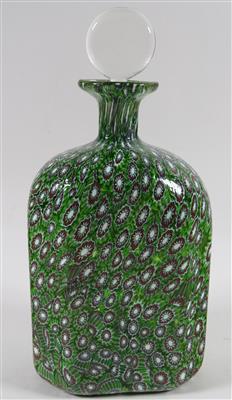 Kleine Flasche mit Stöpsel, Fratelli Toso, Murano 3. Viertel 20. Jahrhundert - Schmuck, Kunst und Antiquitäten