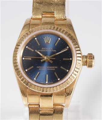 Rolex Oyster Perpetual Damenarmbanduhr - Jewellery, antiques and art