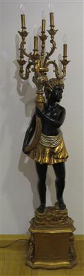 Mohren-Bodenstandlampe in venezianischem Stil, 20. Jahrhundert - Arte, antiquariato e gioielli