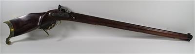 RückschlagscheibenPerkussionsgewehr, 19. Jahrhundert - Art, antiques and jewellery