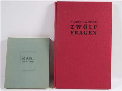 2 Kunstbücher: Konrad Winter - Arte, antiquariato e gioielli