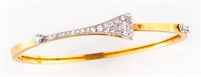 Brillant Diamantarmreif zus. 0,48 ct - Kunst, Antiquitäten und Schmuck