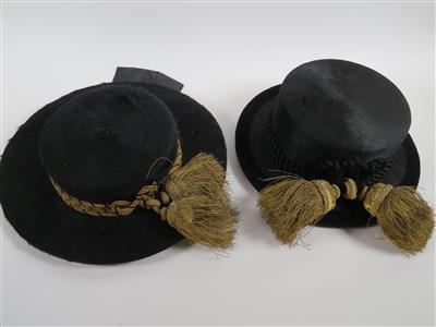 Zwei Trachtenhüte, um 1900 - Art, antiques and jewellery