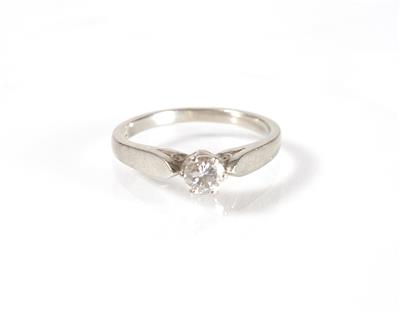 Solitärring ca. 0,25 ct - Art, antiques and jewellery